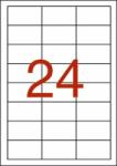 APLI Etikett, 64, 6x33, 8 mm, poliészter, időjárásálló, fehér, APLI, 480 etikett/csomag, (20 lap) (01226) (01226)