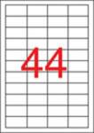 APLI Etikett, univerzális, 48, 5x25, 4 mm, APLI, 4400 etikett/csomag, (100 lap) (1285/3129) (1285/3129)