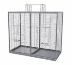 Inter-Zoo Pet Products Colivie pentru păsări Verra 125, 5 x 61 x 109/127 cm GRI