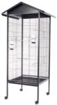 Inter-Zoo Pet Products Colivie pentru păsări Velio 78 x 75 x 165 cm NEAGRĂ