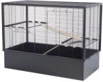  INTER-ZOO Pet Products Cușcă pentru rozătoare NESTA 70 METAL LOW 102, 5 x 52, 5 x 76, 5 cm NEAGRĂ