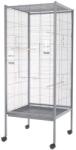 Inter-Zoo Pet Products Cușcă pentru păsări Elva GRI - 60 x 60 x 152 cm