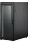 ASSMANN Rack Unique 19" 26U 1342x600x1000mm üvegajtós fekete álló rack szekrény (DN-19 26U-6/10-B-1)