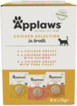Applaws 12x70g Applaws tasakos hús-/hallében nedves macskatáp