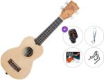 Kala KA-15-S-S-W/UBS-R Premium SET Natural Satin Szoprán ukulele