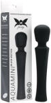 Pixey Aquamini - mini wand vibrátor (fekete) - erotikasziget