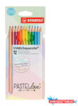  Színes ceruza 12/klt STABILO Aquacolor Pastel Love 1612/7 (BAR_178700018)