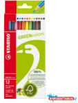  Színes ceruza 12/klt STABILO GREENcolors 6019/2-121 (BAR_178700016)