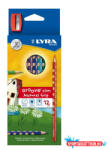  Színes ceruza 12/klt LYRA Groove Slim hegyezővel 2821120 (BAR_178740000)