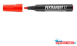  Marker ICO 11 permanent (3mm) kerekített végű piros (BAR_224300020)