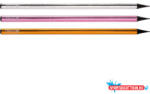  Grafit ceruza BRUNNEN Oriental kerek fekete fa, metalizált test ( 32db/displ ) 102732905 (BAR_172955034)