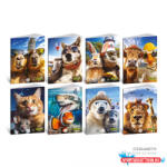  Füzet BLASETTI 9399 A/4 100g kockás 50lap ANIMAL SELFI 2026 (10db/csg) (BAR_150274105)