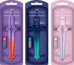 Faber-Castell Körzõ készlet, precíziós, FABER-CASTELL "Stream Flow", vegyes színek (TFC174556) - pritone