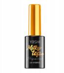 Yoshi hibrid körömlakk tejes top milky no wipe Led/uv 10 ml (5905036894164)