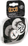 LOVI szilikon dinamikus cumi 3-6 hó 2 db Salt&Pepper (778211)