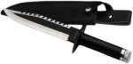Depox Cutit de vanatoare DEPOX®, Rambo First Blood, 35 cm, teaca inclusa, negru (2850)