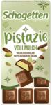 Schogetten DE tejcsokoládé pisztácia ízű töltelékkel, 100 g (28095)