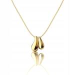 Ecarla 14k aranyozott nemesacél nyaklánc, dupla mini cseppek NST226 (NST2260)