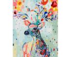 ChRLD Kép Festés Számok Szerint Vászonnal 40x50cm Színes Szarvas (SXPN06)