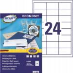 AVERY Etikett címkék Europe100 A4 64.6x33.8mm fehér (100)