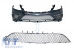 KITT Első lökhárító középső alsó króm rács Mercedes Benz S-osztály W222 AMG S65 Design (FBGMBW222S65)