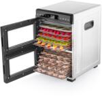 ETA Uscator de fructe ETA Vital Air Dual ETA3302 90000, 1100W, 2 zone independente, 12 site inox, 35-80°C, negru (ETA330290000) Uscator de fructe