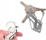Pronett Karabiner multifunkciós kulcstartó multitool túlélő (KAT75097)