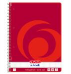 Herlitz Spirálos Jegyzetfüzet A4 80K Kockás Herlitz x. book (4008110307909)