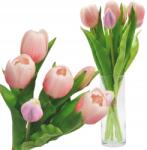 Saska garden 7 Db 31CM-ES Rózsaszín Tulipán Csokor Élő Tavaszi Dekoráció Saska Garden (1075006)
