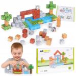 Multistore Mágneses építőkocka szett gyerekeknek 119 db-os kocka (HC737468)