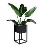 LoftInspired Concove loft virágágyás 40 cm fekete (5902340321584)