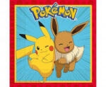 Procos Pokemon papírtörlők, Pikachu születésnapi parti gyerekeknek 33cm 20 db