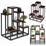ModernHOME Virágágyás álló virágtartó állvány díszek 6 polc loft ModernHome (5905817007752)