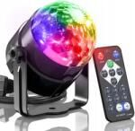 Interlook Disco Gömb Disco Projektor Led Rgb Reflektor Születésnapra Távirányító (MQ01)