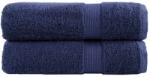 vidaXL Set 2 prosoape de baie SOLUND bleumarin, bumbac 100%, 100x150 cm, 600 gsm (137263) Prosop