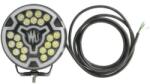 WAŚ Farul Universal Dreapta/Stanga (raza Lunga Led 12/24v Inaltime 194mm Diametru 179mm Adancime: 78mm Transparent Aluminiu (2176 W257)