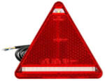 WAŚ Lampa Spate Stanga (led 12/24v Rosu Triunghiular (322 W68L)
