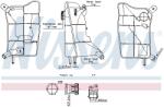 NISSENS Vas de Expansiune Racire CITROËN C3 1/C3 2 FORD MONDEO 2/MONDEO 3 PEUGEOT 207 (996304)