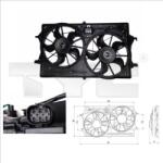 TYC Ventilator Radiator FORD FOCUS 1 (810-0019)