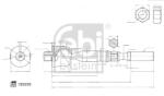 FEBI Articulatie Axiala Cap de Bara (FE185059)