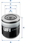 UFI Filtru Ulei Alfa Romeo Ar 6/Ar 8 Audi 100 C3/100 C4/A6 C4 Fiat 131/132/Argenta/Ducato Iveco Daily 1 Renault Master 1 (23.167.00)