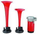 AKUSAN Claxon (pneumatic, 12v, 160-207mm, Dublu; Plastic) (UN-AH-021)