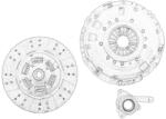 FORD Kit Ambreiaj cu Rulment Hidraulic (fara Volant cu Dubla Masa) Ford Transit V363 2.0d 03.16- FORD TRANSIT/TRANSIT V363 (2516846)
