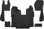 F-CORE Covorase Auto pe Intregul Etaj Piele Eco Q (material - Piele Matlasată Eko Scaune Standard - Nu Recaro Transmisie (F-COREFL10BLACK)