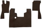 F-CORE Covorase Auto pe Intregul Etaj Piele Eco Q (material - Piele Matlasată Eko pentru Transmisie Manuala) Scania 4 (F-COREFL18BROWN)