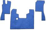 F-CORE Covorase Auto pe Intregul Etaj Eco-leather Q (material - Piele Matlasată Eko pentru Transmisie Manuala) Scania 4 (F-COREFL18BLUE)
