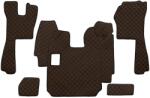 F-CORE Covorase Auto pe Intregul Etaj Eco-leather Q (material - Piele Matlasată Eko pentru Transmisie Manuala) Scania R I (F-COREFL11BROWN)