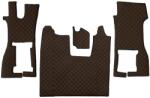 F-CORE Covorase Auto pe Intregul Etaj Scaun Pasager Convertibil Piele Eco Q (material - Piele Matlasată Eko) Scania R Ii (F-COREFL36BROWN)
