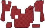 F-CORE Covorase Auto pe Intregul Etaj Eco-leather Q (material - Piele Matlasată Eko pentru Transmisie Manuala) Scania R I (F-COREFL11RED)