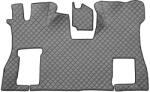 F-CORE Covorase Auto pe Intregul Etaj Podea Plata Scaun Pasager Convertibil Eco-leather Q (material - Piele Matlasată Eko (F-COREFL45GRAY)